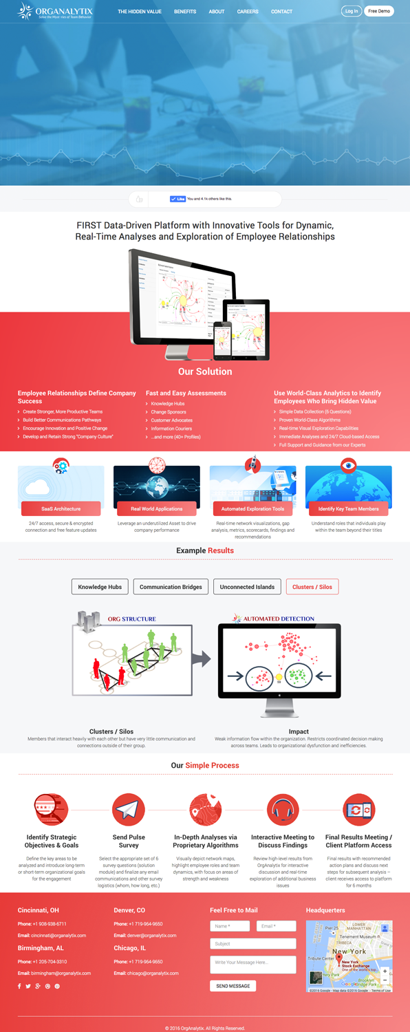 Web Design by cCopilot for OrgAnalytix | Design #12635413