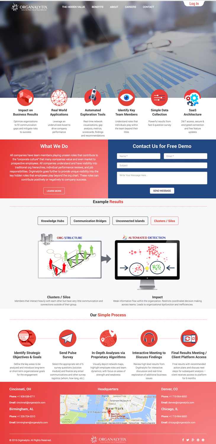 Web Design by cCopilot for OrgAnalytix | Design #12635417