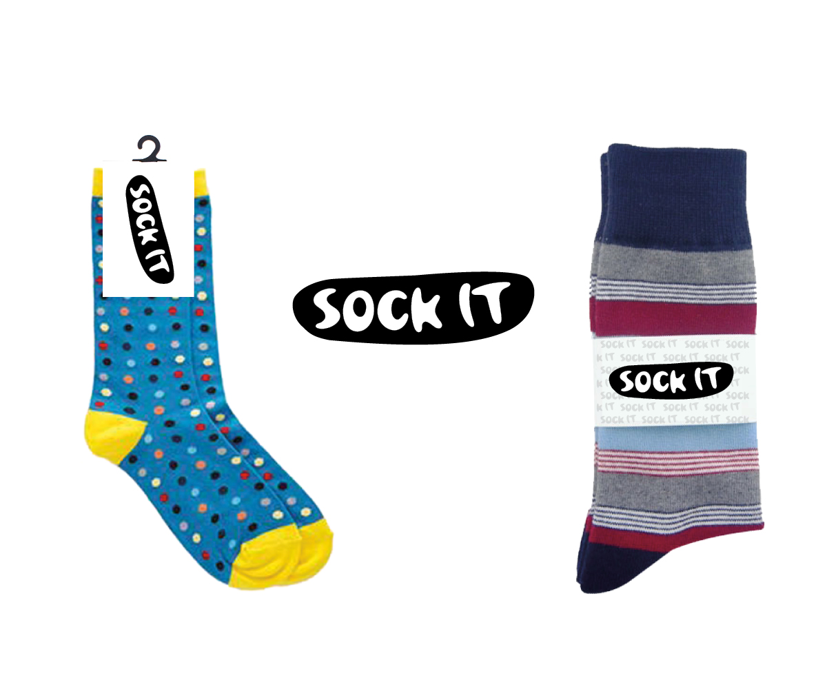 Logo Design by Bittersweet for Sock it | Design #12389197