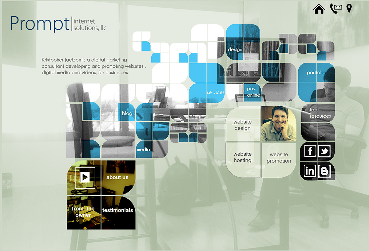 Web Design by Anuja Kanani for Prompt Internet Solutions, LLC | Design #2437607