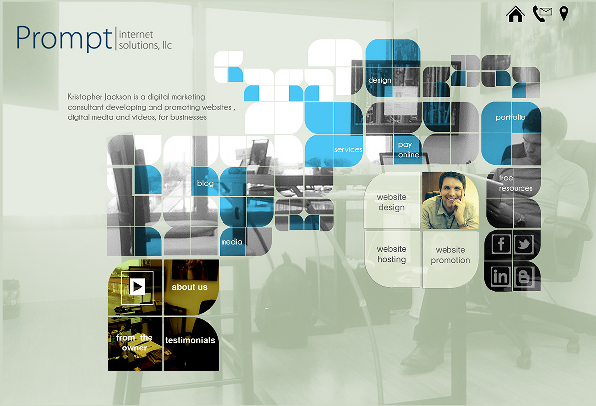 Web Design by Anuja Kanani for Prompt Internet Solutions, LLC | Design #2437655