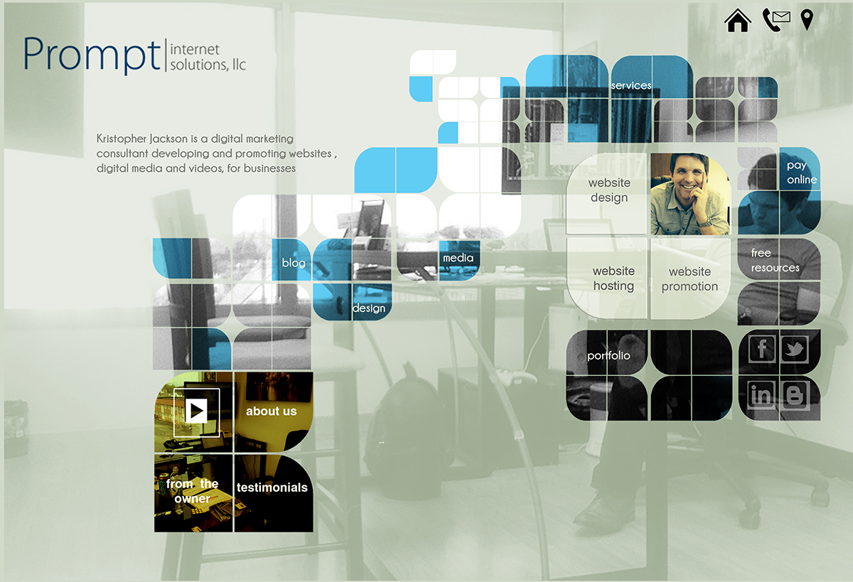 Web Design by Anuja Kanani for Prompt Internet Solutions, LLC | Design #2450971