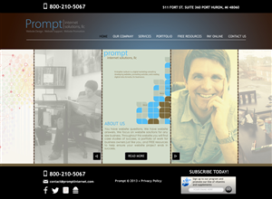 Web Design by Bright Star for Prompt Internet Solutions, LLC | Design: #2439131