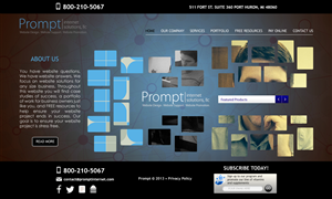 Web Design by Bright Star for Prompt Internet Solutions, LLC | Design: #2440351