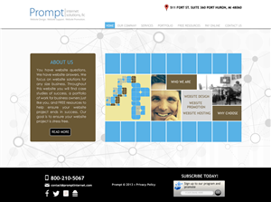 Web Design by Bright Star for Prompt Internet Solutions, LLC | Design: #2544643