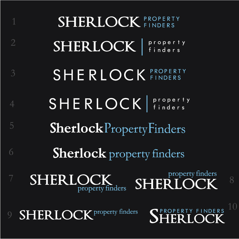 Logo-Design von Stephanie Soon für Sherlock Property Finders | Design #32762