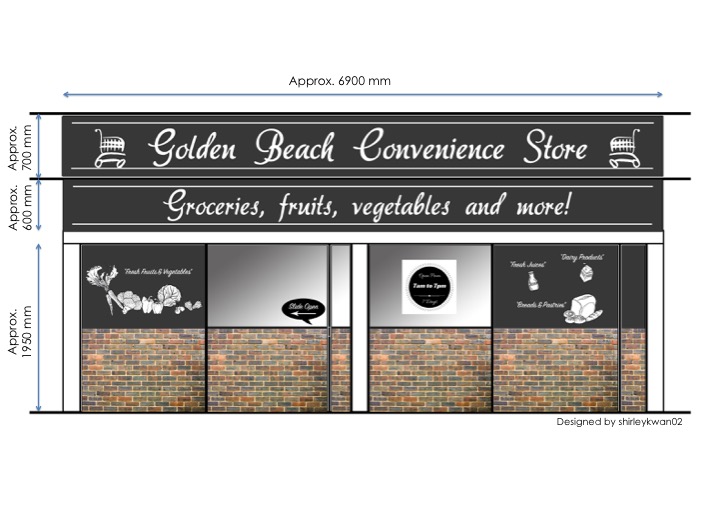 Signage Design by Shirley Kwan for this project | Design #12380405