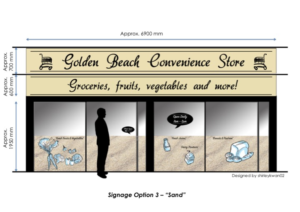 Signage Design by Shirley Kwan for this project | Design: #12392979