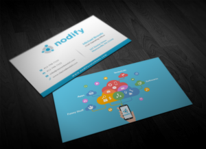 Business Card Design by Pointless Pixels India for nodify e.U. | Design #12357817