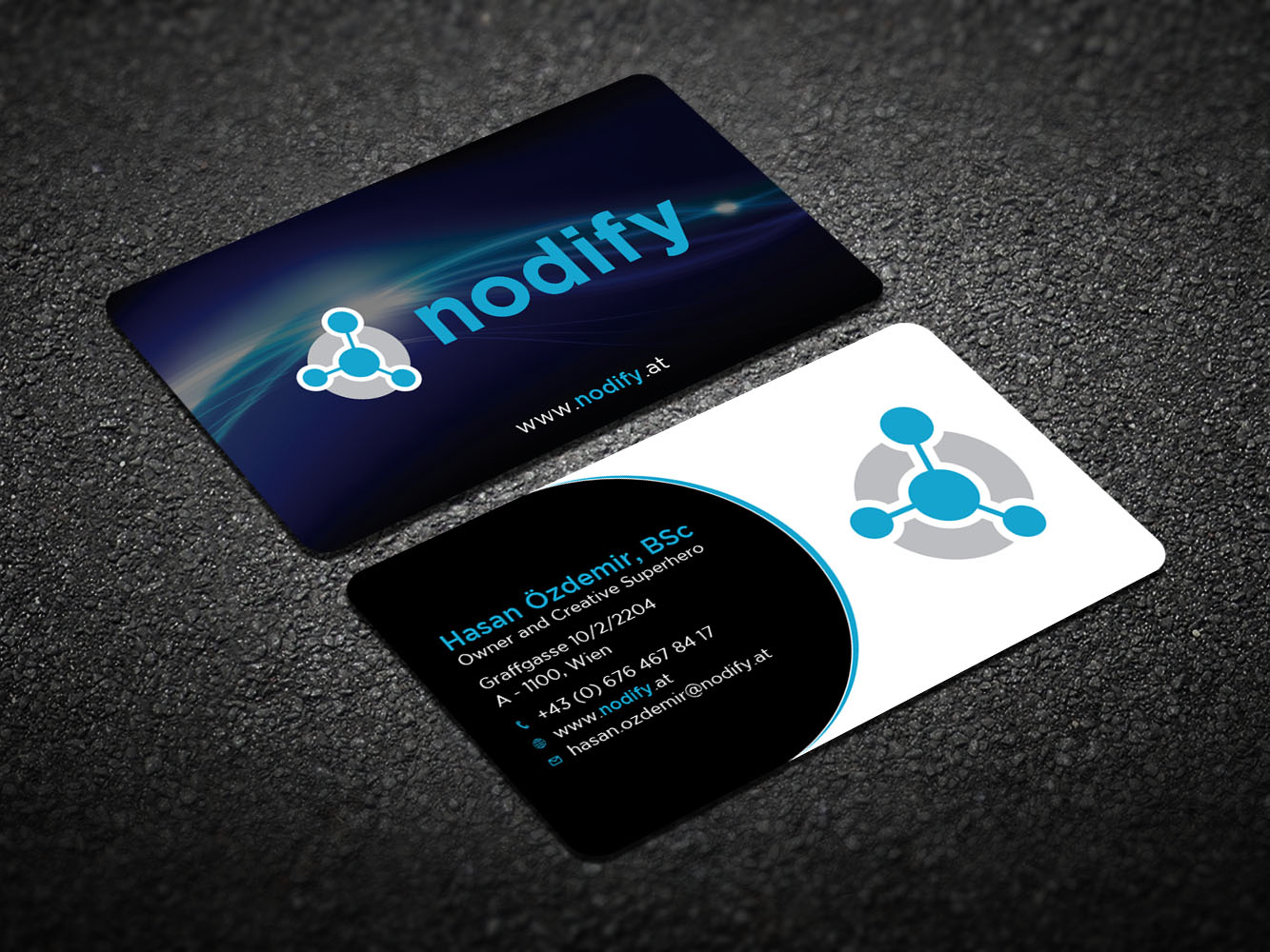 Design de Carte de Visite par Verified artistry (Design garden) pour nodify e.U. | Design #12369504