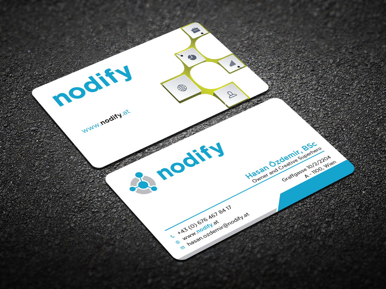 Diseño de Tarjeta de Presentación por Verified artistry para nodify e.U. | Diseño #12369508