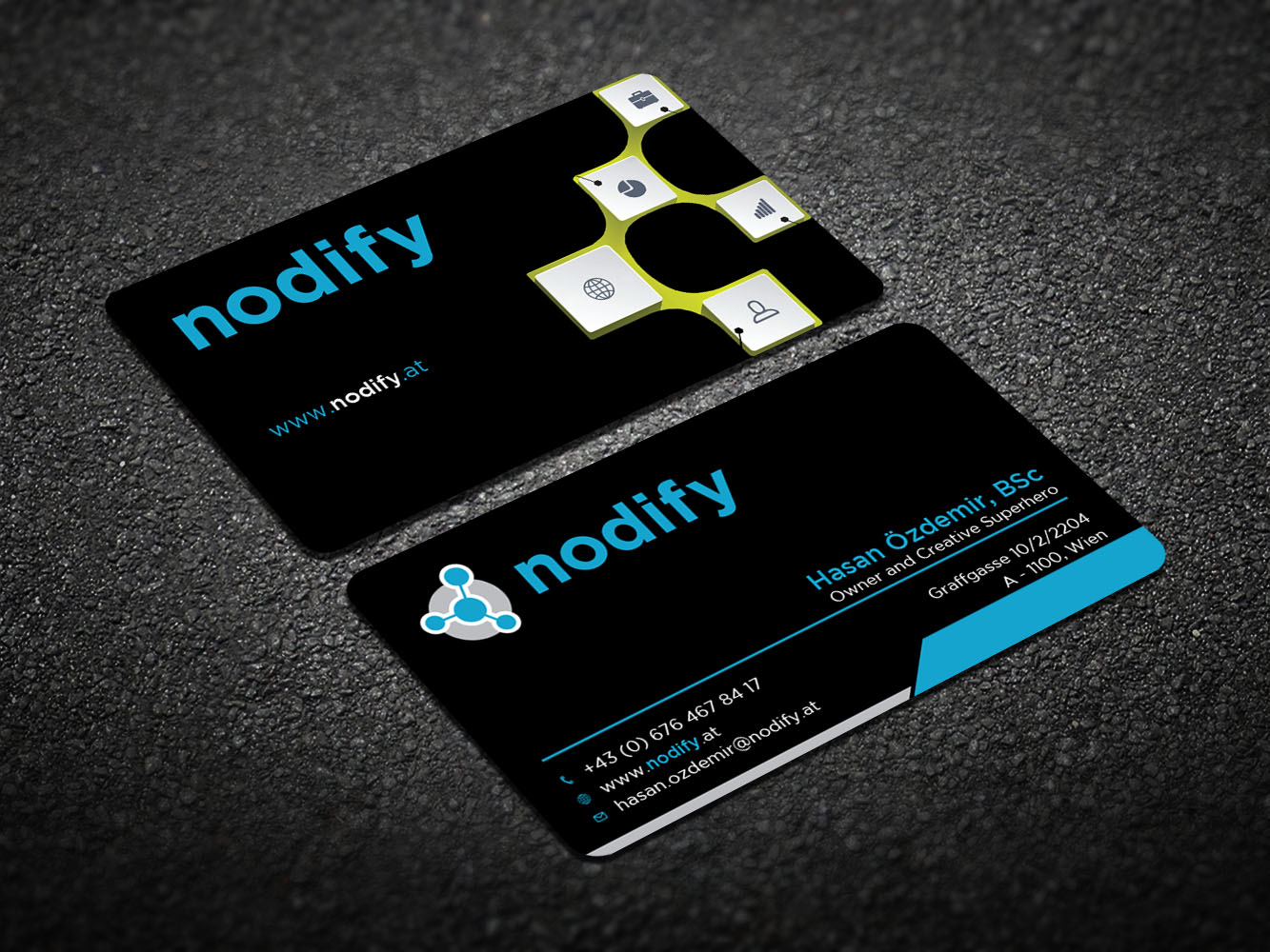 Design de Carte de Visite par Verified artistry (Design garden) pour nodify e.U. | Design #12369509