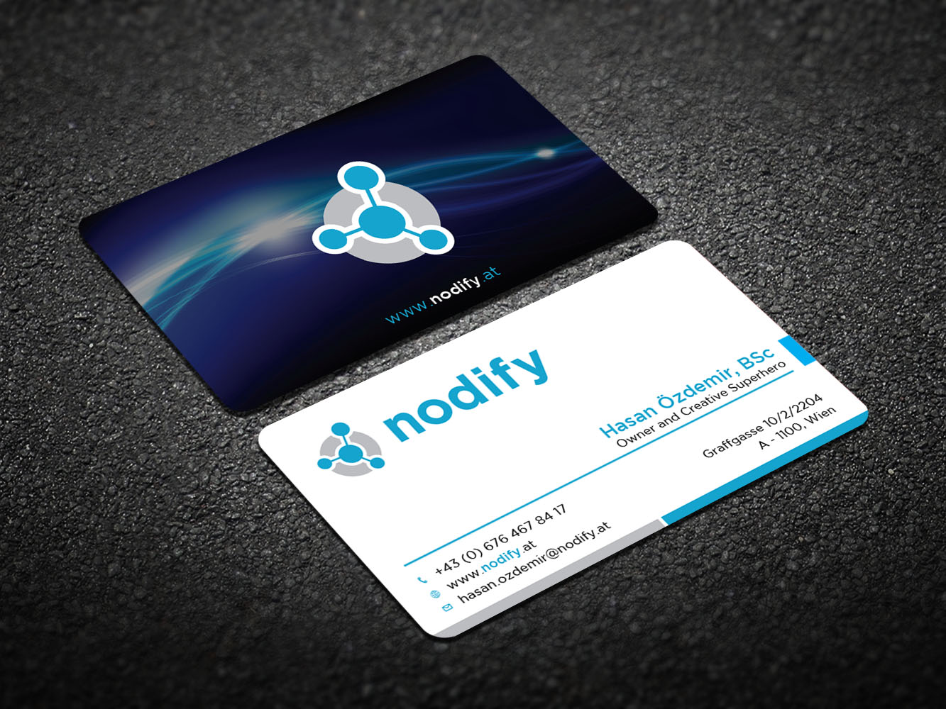 Design de Carte de Visite par Verified artistry (Design garden) pour nodify e.U. | Design #12369510