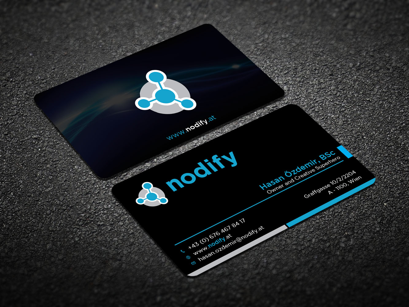 Design de Carte de Visite par Verified artistry (Design garden) pour nodify e.U. | Design #12369512