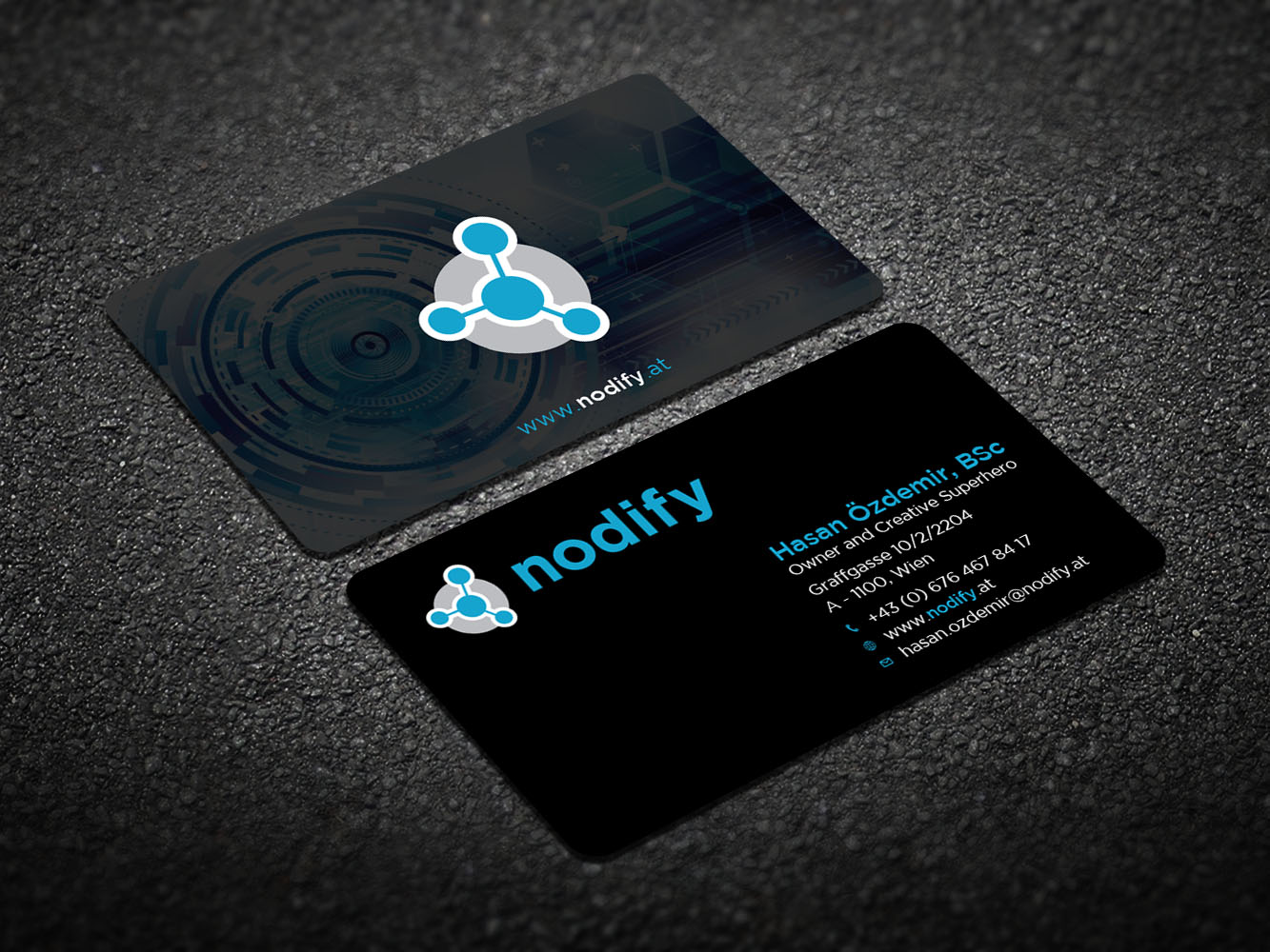 Design de Carte de Visite par Verified artistry (Design garden) pour nodify e.U. | Design #12369513