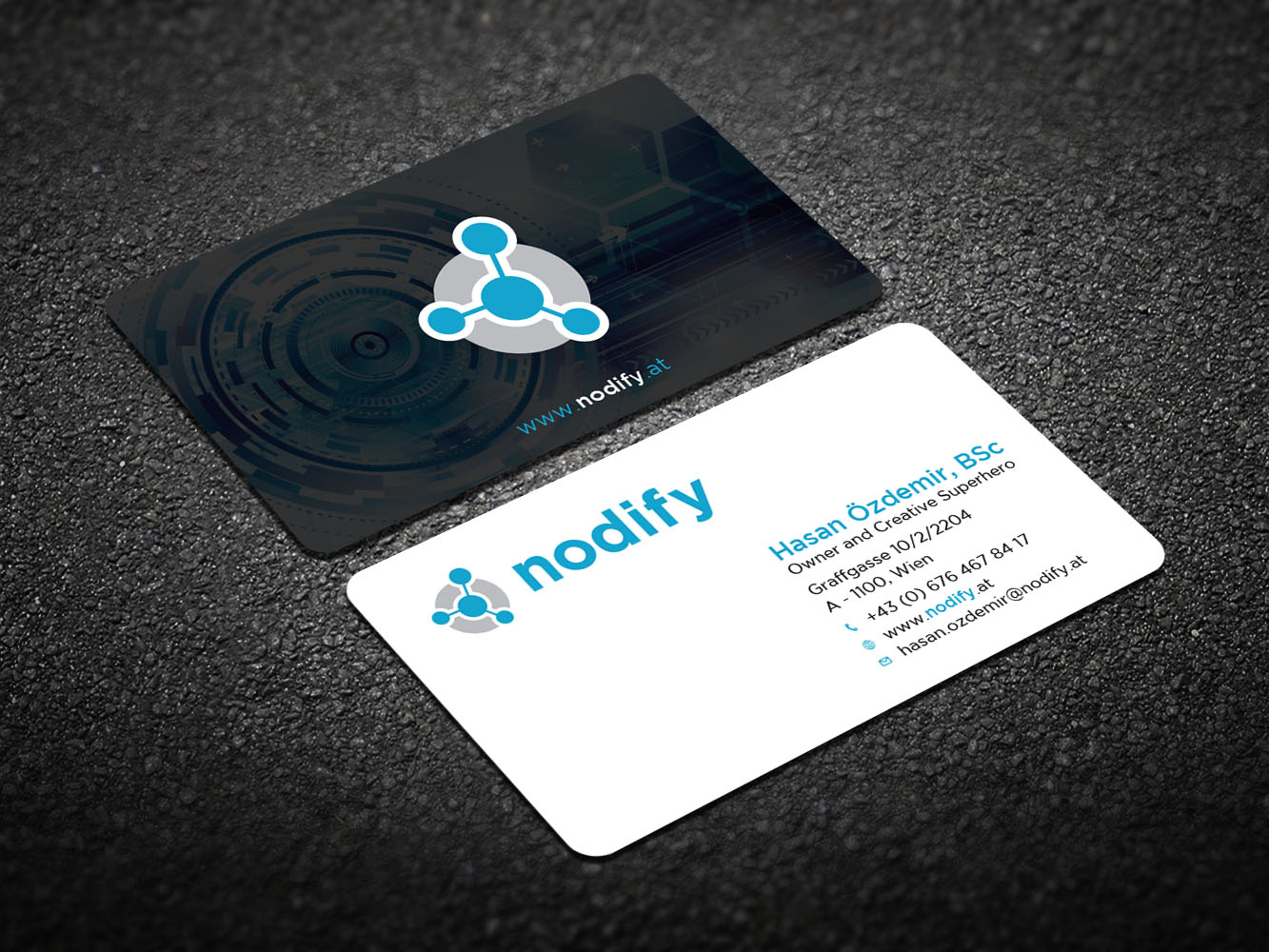 Design de Carte de Visite par Verified artistry (Design garden) pour nodify e.U. | Design #12369514