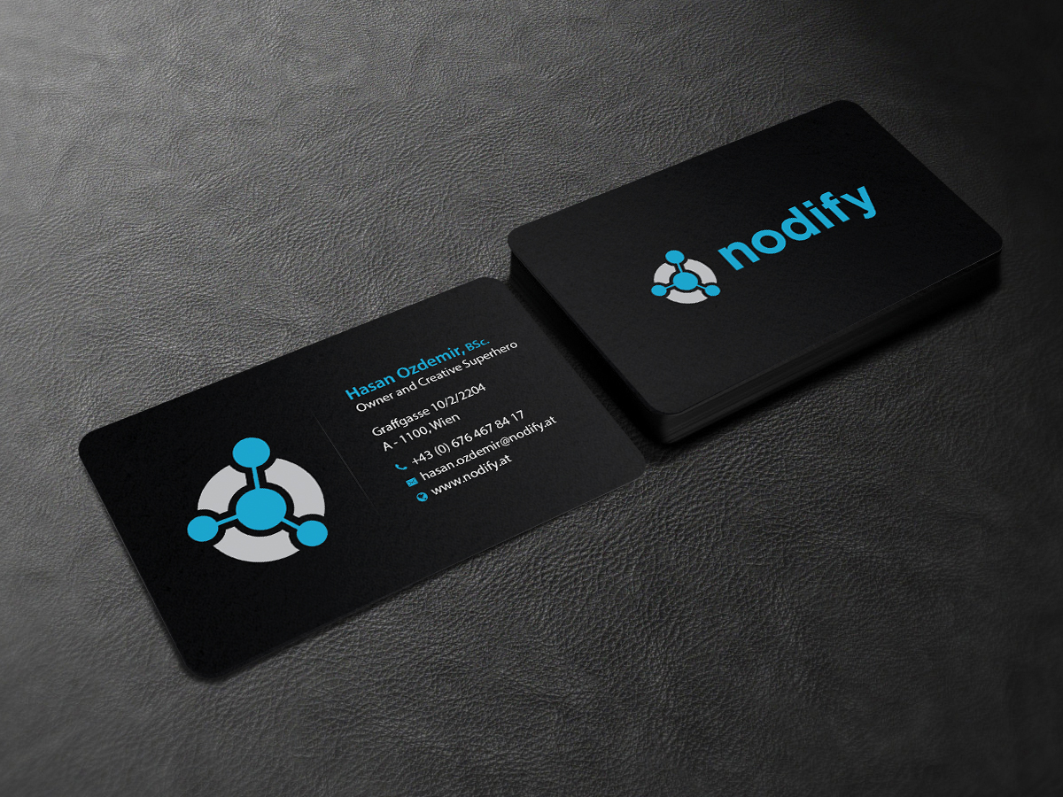 Business Card Design by Creations Box 2015 for nodify e.U. | Design #12366022