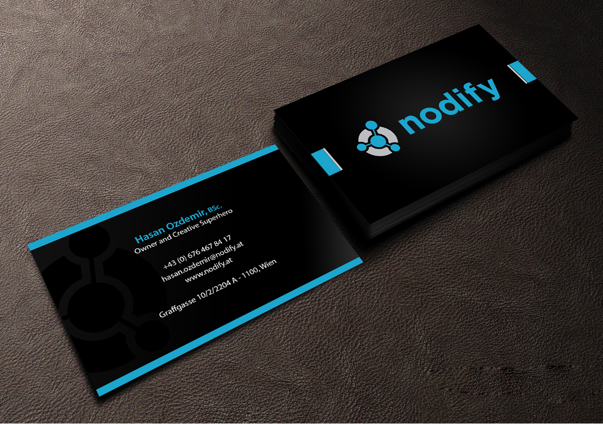 Business Card Design by Creations Box 2015 for nodify e.U. | Design #12366025