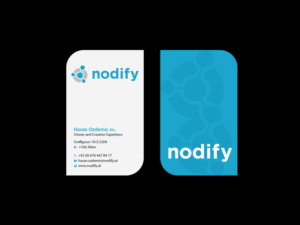 Design de Carte de Visite par Creations Box 2015 pour nodify e.U. | Design : #12366032