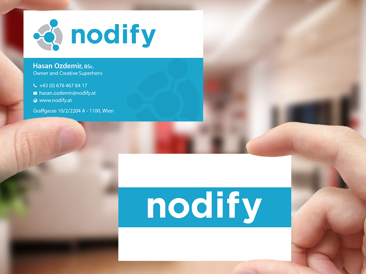 Diseño de Tarjeta de Presentación por Creations Box 2015 para nodify e.U. | Diseño #12366038