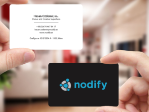 Business Card Design by Creations Box 2015 for nodify e.U. | Design: #12366041