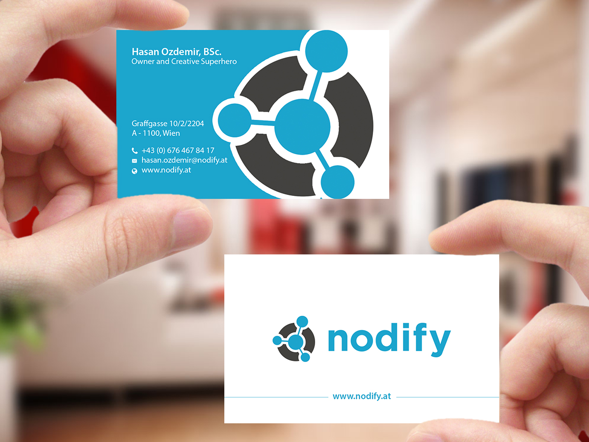 Diseño de Tarjeta de Presentación por Creations Box 2015 para nodify e.U. | Diseño #12366044