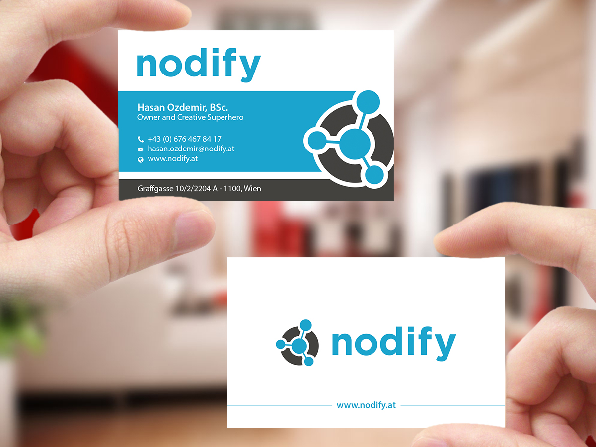 Diseño de Tarjeta de Presentación por Creations Box 2015 para nodify e.U. | Diseño #12366158