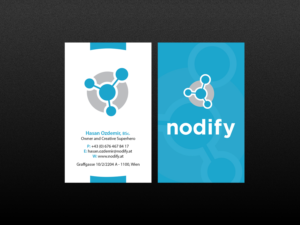 Business Card Design by Creations Box 2015 for nodify e.U. | Design: #12366411