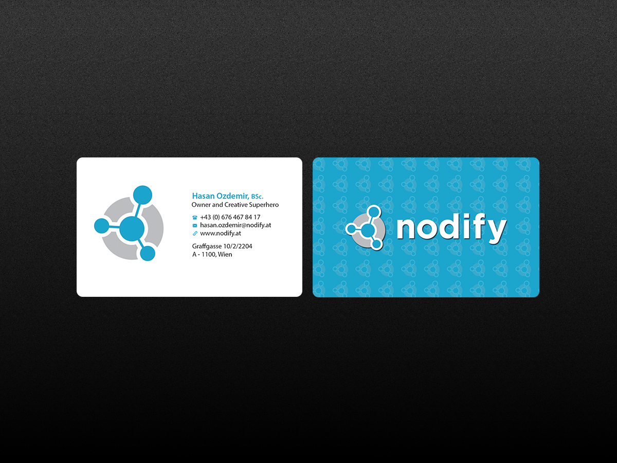Business Card Design by Creations Box 2015 for nodify e.U. | Design #12366413