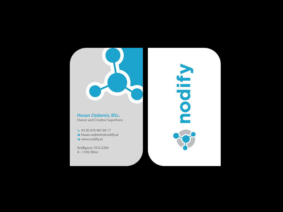 Business Card Design by Creations Box 2015 for nodify e.U. | Design #12366420