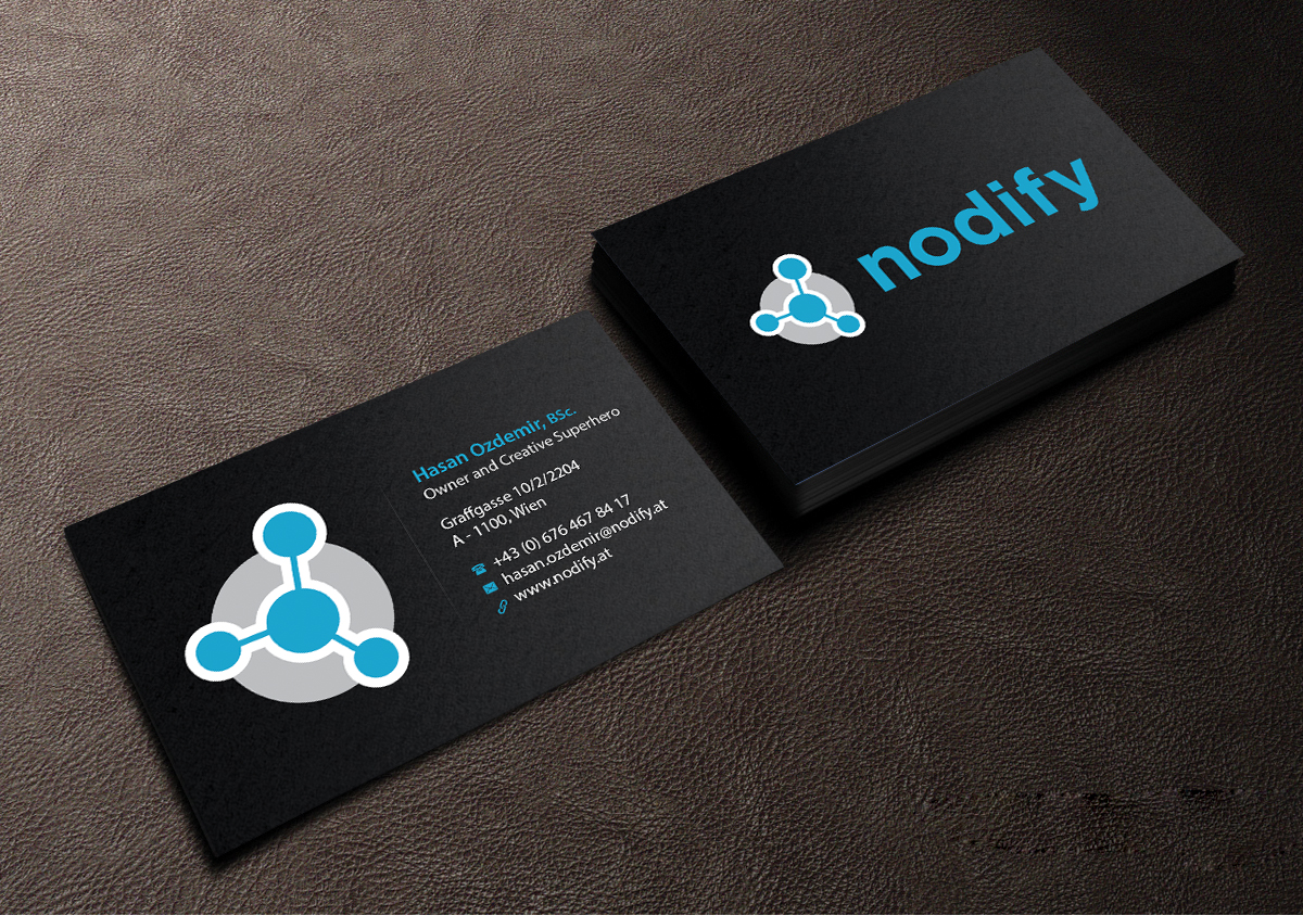 Business Card Design by Creations Box 2015 for nodify e.U. | Design #12366440