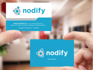 Business Card Design by Creations Box 2015 for nodify e.U. | Design: #12366441