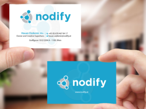 Business Card Design by Creations Box 2015 for nodify e.U. | Design: #12366442