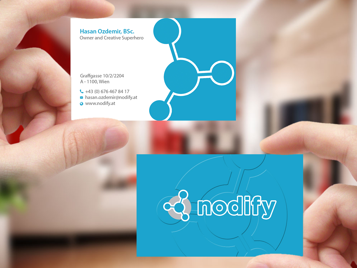 Business Card Design by Creations Box 2015 for nodify e.U. | Design #12370822