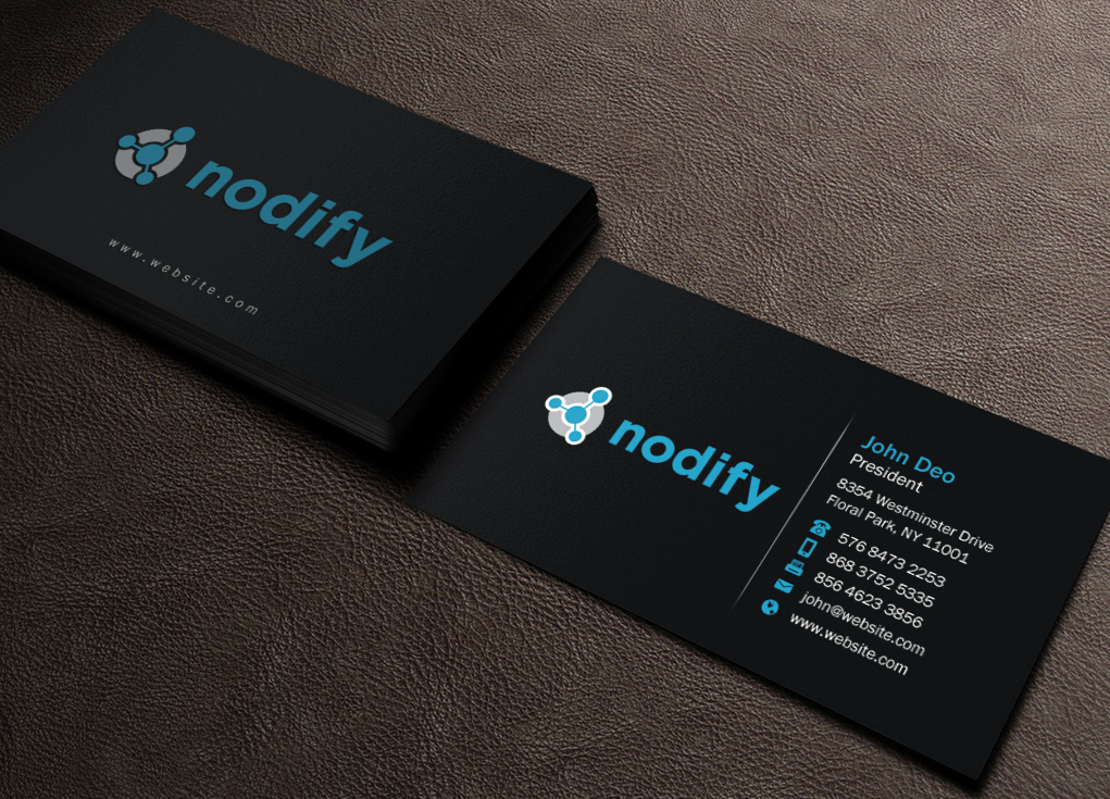 Business Card Design by Brand aid for nodify e.U. | Design #12364351