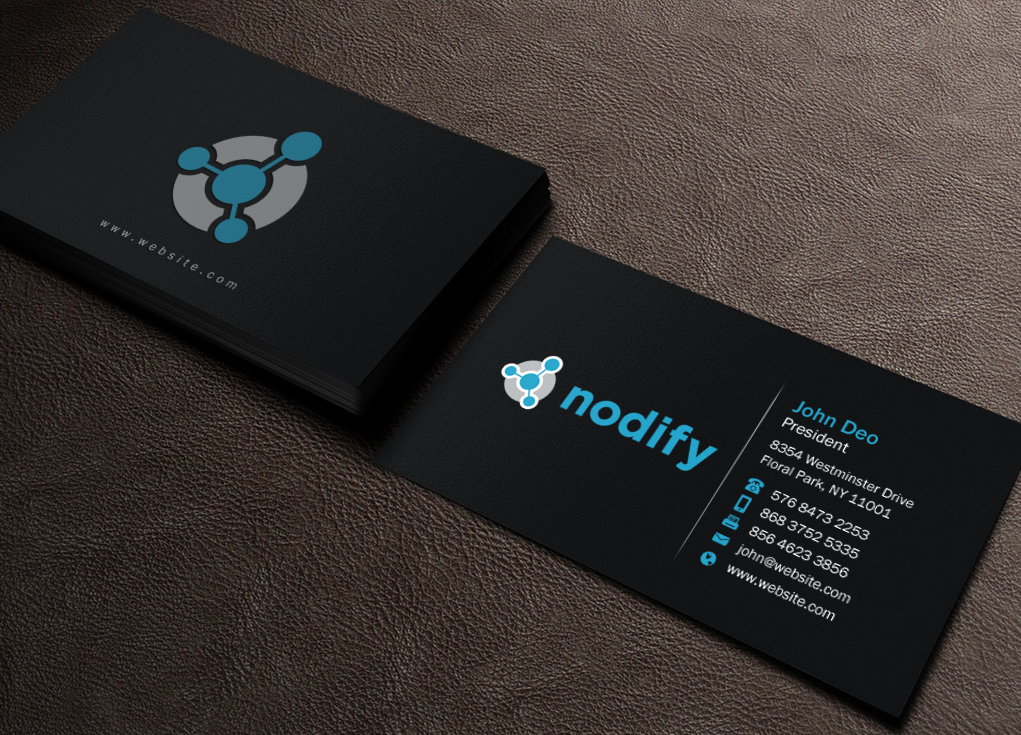 Business Card Design by Brand aid for nodify e.U. | Design #12364353