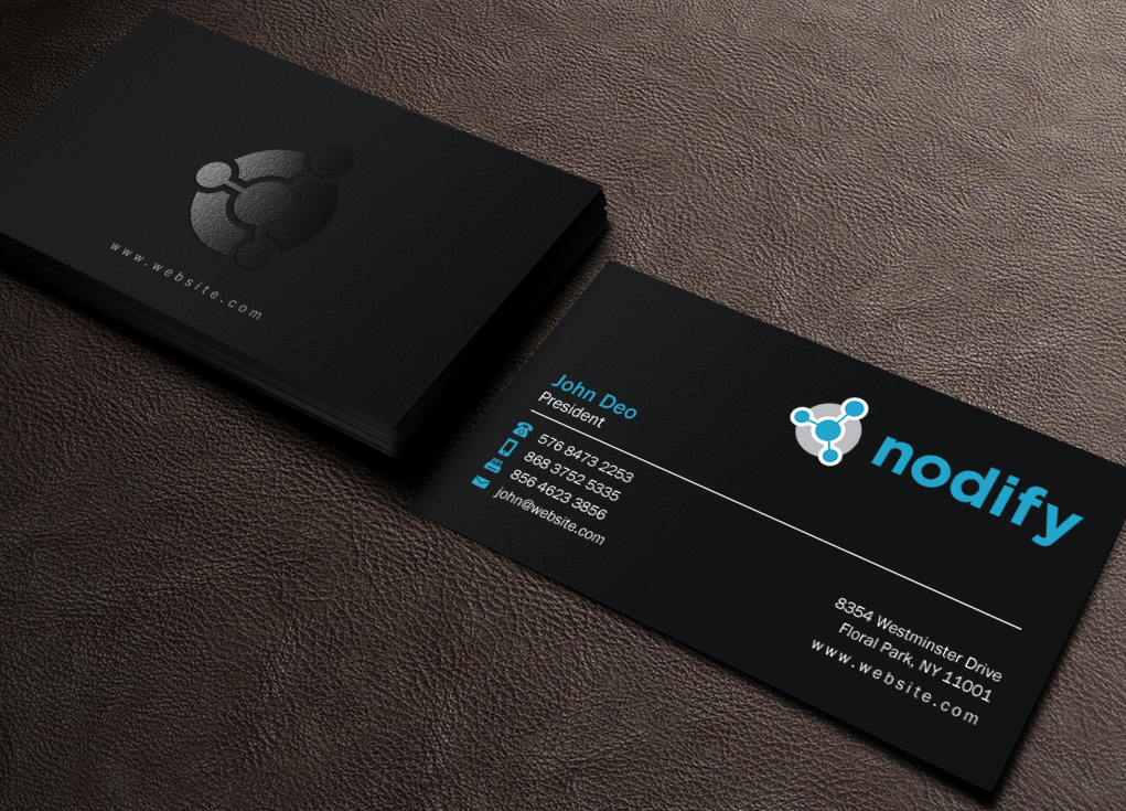 Business Card Design by Brand aid for nodify e.U. | Design #12364356