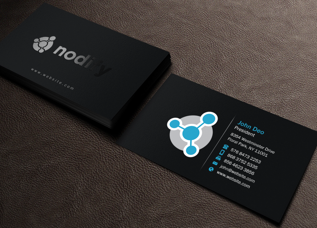 Business Card Design by Brand aid for nodify e.U. | Design #12364357
