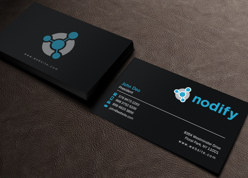 Business Card Design by Brand aid for nodify e.U. | Design #12364358