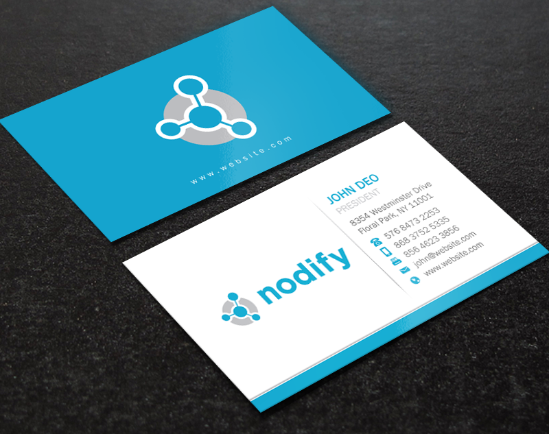 Business Card Design by Brand aid for nodify e.U. | Design #12364360