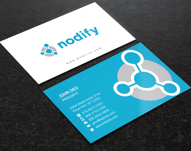 Business Card Design by Brand aid for nodify e.U. | Design #12364363