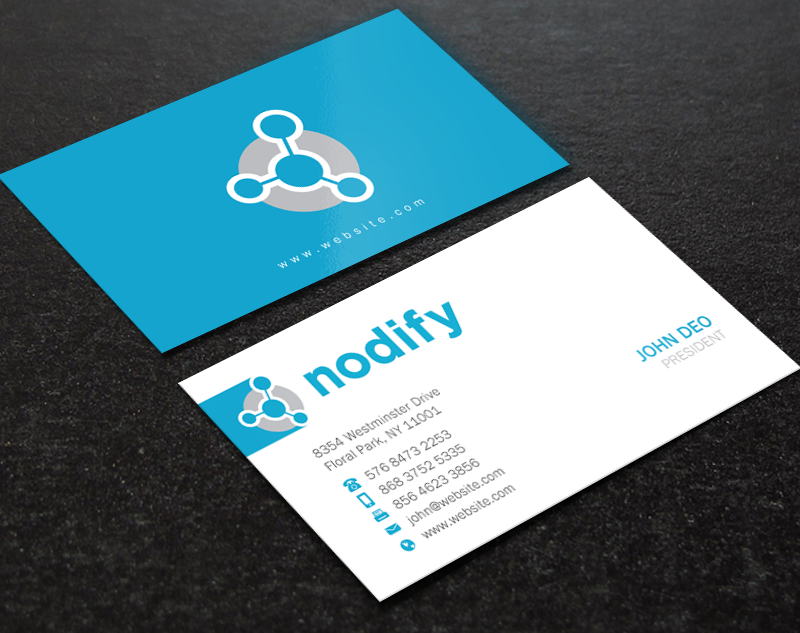 Business Card Design by Brand aid for nodify e.U. | Design #12364364