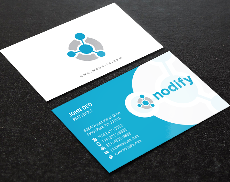 Business Card Design by Brand aid for nodify e.U. | Design #12364365