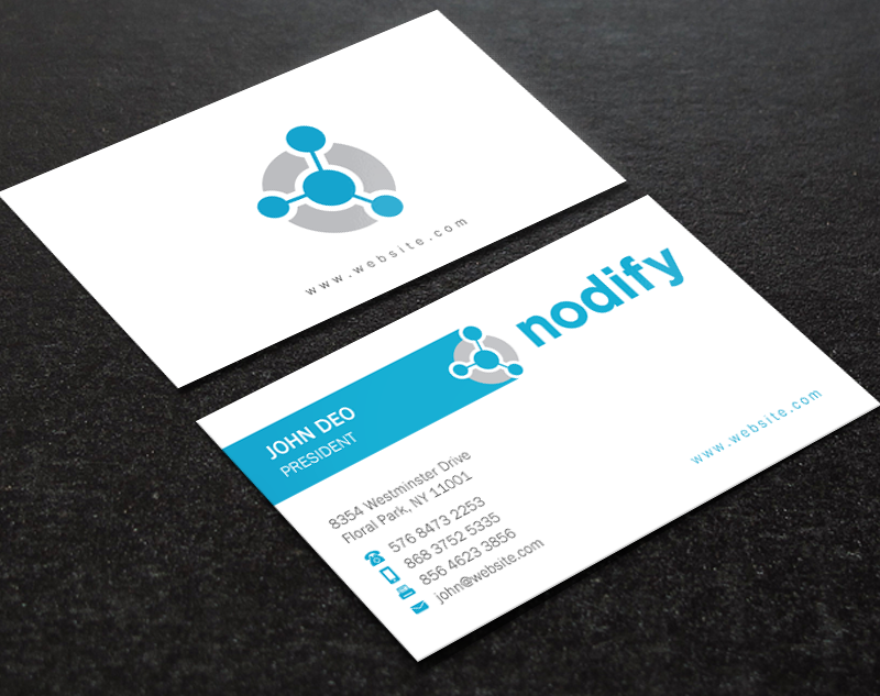 Business Card Design by Brand aid for nodify e.U. | Design #12364377