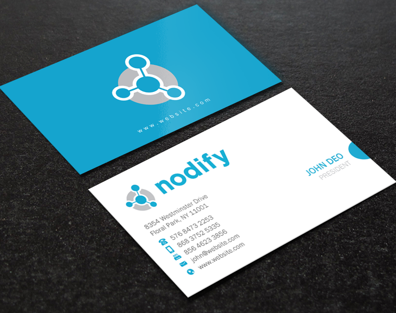 Business Card Design by Brand aid for nodify e.U. | Design #12365344