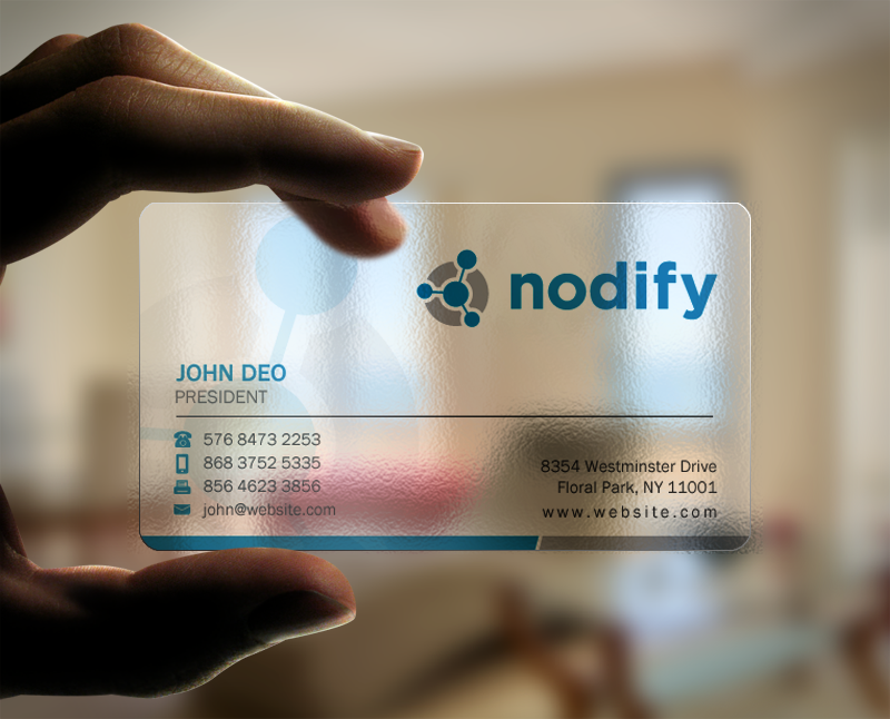 Business Card Design by Brand aid for nodify e.U. | Design #12365576