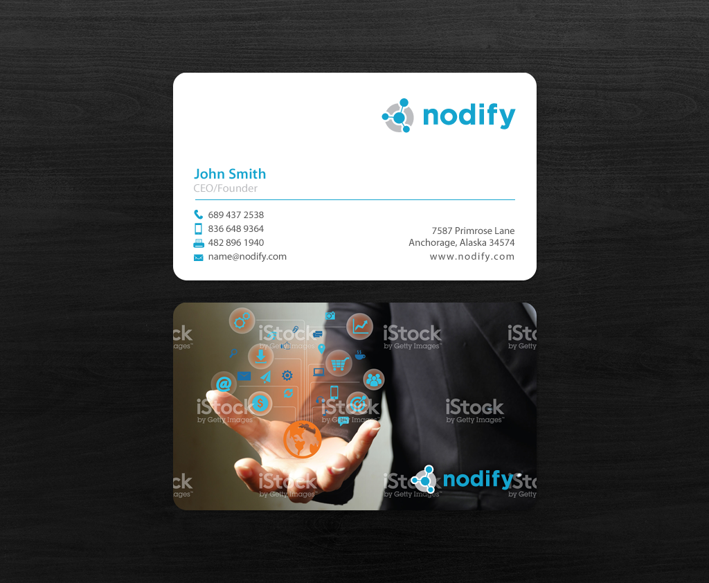 Diseño de Tarjeta de Presentación por Brand aid para nodify e.U. | Diseño #12365707