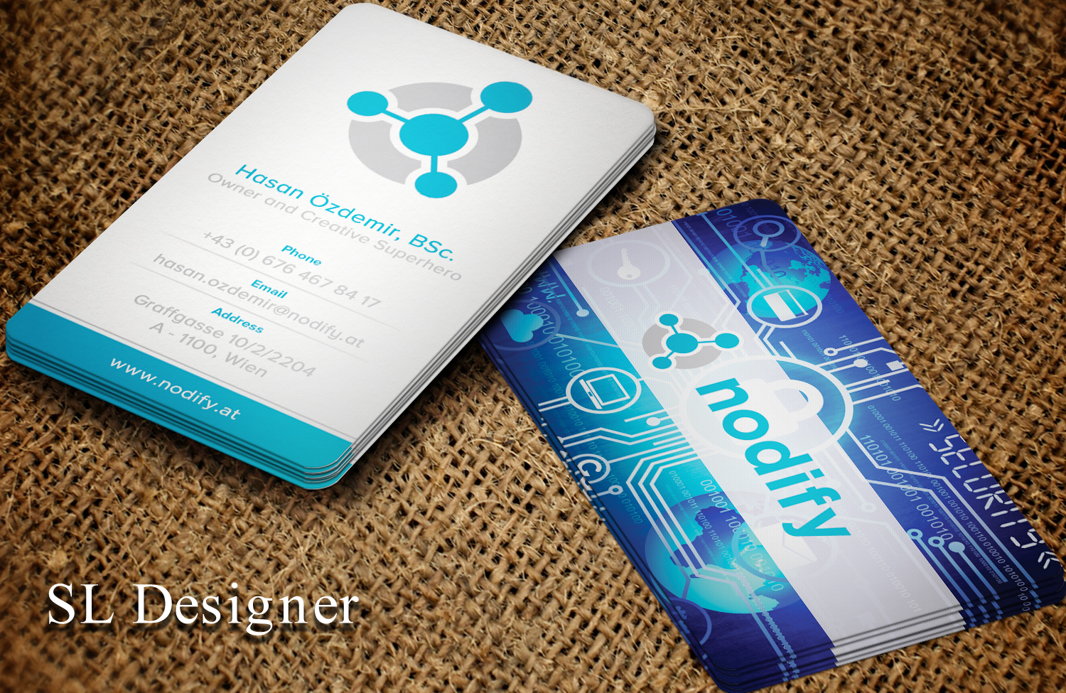 Design de Carte de Visite par SL Designer pour nodify e.U. | Design #12355890