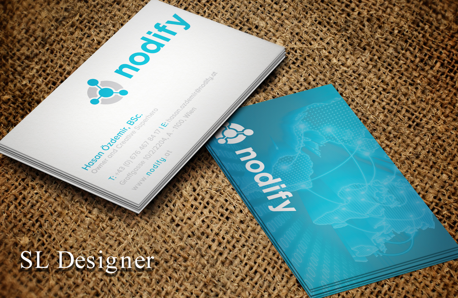 Design de Carte de Visite par SL Designer pour nodify e.U. | Design #12355893