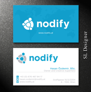 Business Card Design by SL Designer for nodify e.U. | Design: #12355896